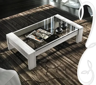 Image de Couchtisch Tisch Beistelltisch Design Wohnzimmer Holz Kaffee Couch Italienische