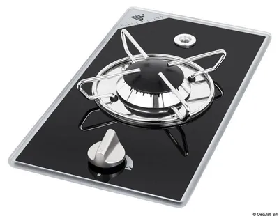 Obrázok produktu pre Plynový sporák N.1 s horákom Pyroceram 365 x 195 mm – Osculati 50.706.10