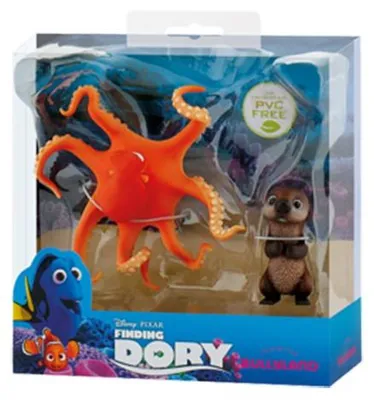 Image de Bullyland 12067 Figurines Disney Pixar Le Monde de Dory, Hank et la loutre