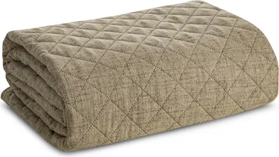 Obrázek produktu pro Dekorativní přehoz na postel 170x210 Len 1 béžový Eurofirany