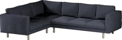 Produktbild von Dekoria Bezug für Norsborg 5-Sitzer Ecksofa, dunkelblau, Norsborg 5-Sitzer Ecksofabezug