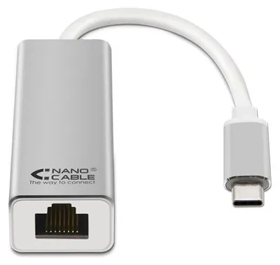 Immagine prodotto di Convertitore da USB 3.0 a Gigabit Ethernet NANOCABLE 10.03.0402