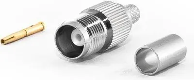 Produktbild von TNC-Buchse Crimp für H155 Koaxialkabel, HF Adapter