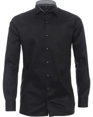 Produktbild von Casa Moda - Modern Fit - Herren Langarm Businesshemd  (334026200), Größe:41, Farbe:Schwarz (800)