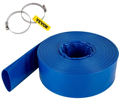 Zdjęcie produktu dla Vevor Mocny Wąż Spustowy 76 Mm X 32 M Pvc Layflat Najlepszy Do Basenu