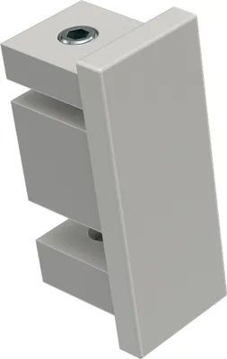 Produktbild von Interdeco Endstücke / Zierabschlüsse für Gardinenstangen mit 14 x 35 mm Weiß, Typ Paxo (Kappe), Pack. 2 Stück