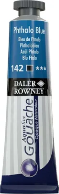 Produktbild von Daler Rowney Aquafine Gouachefarbe Phthalo Blue 15 ml 1 stk