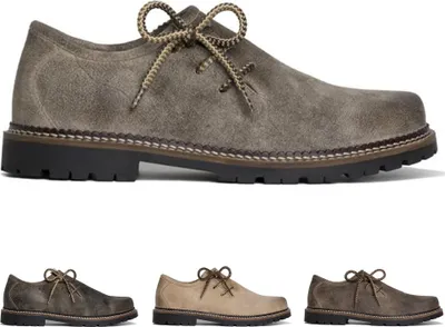 Produktbild von Trachtenschuhe Haferlschuhe Schuhe 1004-H Düsseldorf , Schuhgröße:44, Farbe:Oxford