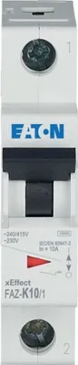 Immagine prodotto di Interruttore automatico Eaton FAZ-K10/1 278597