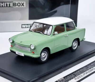 Zdjęcie produktu dla Trabant 601 (1965) zielony/biały WHITEBOX 1:24