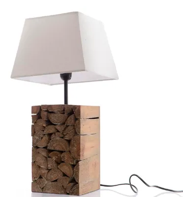 Produktbild von Tischlampe Holzscheite 25x25x51 cm