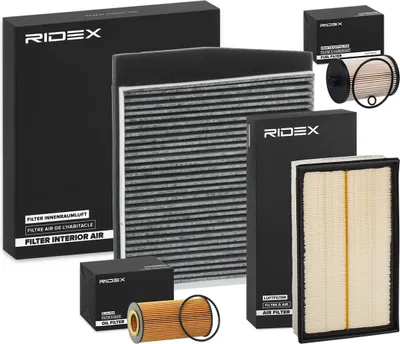 Produktbild von RIDEX Filterset Inspektionspaket Filtersatz für VOLVO S80 I (184)