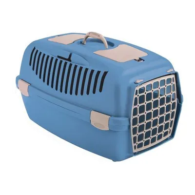Zdjęcie produktu dla STEFANPLAST Gulliver 3 skrzynka niebieska z plastikowymi drzwiczkami 61x40x38, 99850