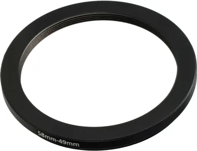 Produktbild von vhbw Step-Down-Ring Adapter 58 mm auf 49 mm für Kamera Objektiv - Filteradapter Metall