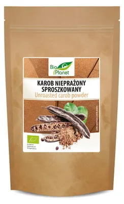 KAROB NIEPRAŻONY SPROSZKOWANY BIO 200 g - BIO PLANET