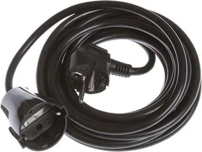 Produktbild von Okko Ext Cord Kf-Gy-01 3X1.5 5M 1P Black