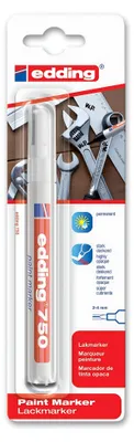 Produktbild von Edding Lackmarker 750 2-4 mm weiß 1er-Blister B2B