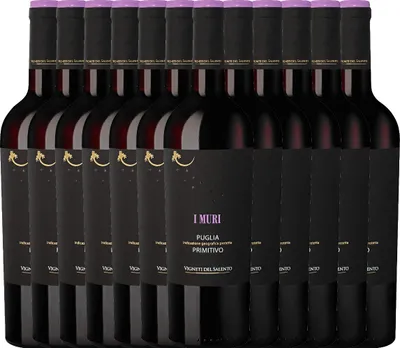 Produktbild von 12er Vorteilspaket - I Muri Primitivo Puglia IGP - Vigneti del Salento