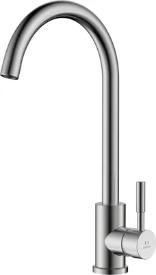 Produktbild von Avapax | Küchenarmatur - Silber - Einhebelmischer - Beweglicher Auslauf - Edelstahl