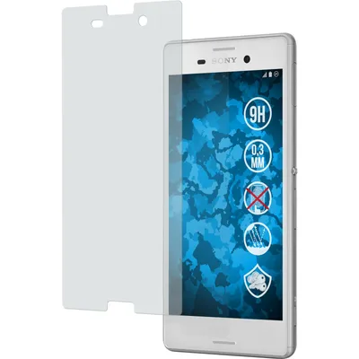 Produktbild von 2er-Pack PhoneNatic Glas-Folie matt  kompatibel mit Sony Xperia M4 Aqua - Panzerglas für Xperia M4 Aqua