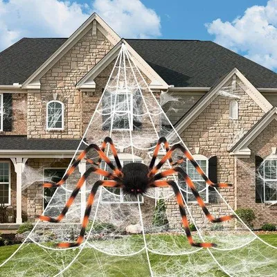 Immagine prodotto di Grande decorazione per Halloween, 127 cm, per esterni, horror, nera