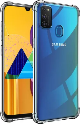 Produktbild von Conie Rugged Silikon Schutzhülle für Samsung Galaxy M31 Tasche Case Cover Bumper TPU Hülle in Transparent