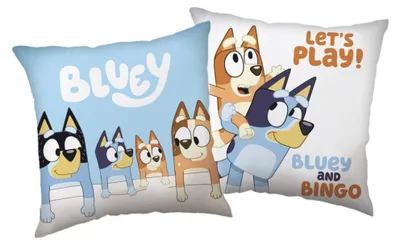 Image de Coussin Bluey, dimensions 40x40 cm