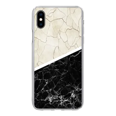Produktbild von MuchoWow® Handyhülle Schutzhülle Hülle für iPhone Xs Marmor - Muster - Luxus Silikon Softcase Handy Hülle - Handytasche