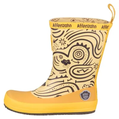 Produktbild von Affenzahn Baby Gummistiefel, Gelb, für ganzjährige Nutzung, Modell 0163810004