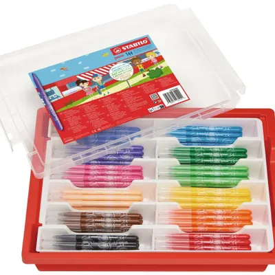 Immagine prodotto di Pennarello STABILO - power - confezione da 144 pezzi - 12 colori diversi