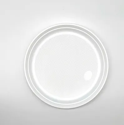 Produktbild von 100 Mehrweg Menüteller, ungeteilt Ø 22 cm · 2 cm weiss, 060-101V