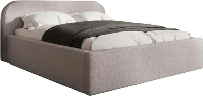 Produktbild von MIRJAN24 Polsterbett Deisin, Doppelbett mit Bettkasten, Ehebett, Kopfteil, Leistenlattenrost aus Laubholz (Farbe: Abriamo 11, Größe: 180x200 cm)