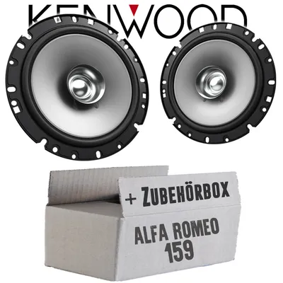 Produktbild von Lautsprecher Boxen Kenwood KFC-S1756 - 16,5cm Koax Auto Einbauzubehör - Einbauset passend für Alfa Romeo 159 - justSOUND