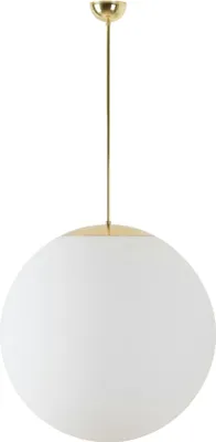 Immagine prodotto di OSMONT ADR45738 ADRIA P5 apparecchio a sospensione in vetro ottone lucido / bianco IP40 3x25W E27