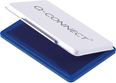 Produktbild von Q-Connect Metall-Stempelkissen Größe 2 Blau