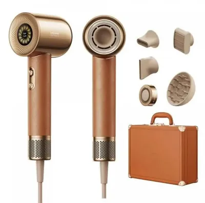 Zdjęcie produktu dla Dreame Hair Miracle, 130000 RPM, 70 m/s, 55 m³/h, 57 dB, Złoto, Monochromatyczny