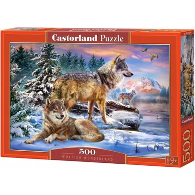 Obrázok produktu pre Castorland Wolfish Wonderland, 500 kusov, Zvieratá, 9 rok / roky
