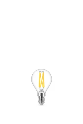 Obrázek produktu pro Philips Čirá žárovka typu svíce s tradičním vzhledem 60 W, P45 E14, 5,9 W, 60 W, E14, 806 lm, 15000 h, Teplá záře