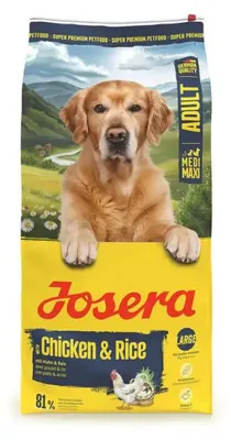 Obrázek produktu pro Myslím si Josera Medi/Maxi Adult Kuřecí maso rýže 12,5 kg