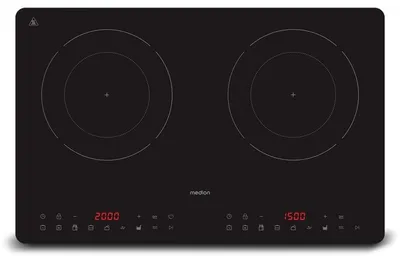 Image de Plaque de cuisson à induction MEDION IC20D, 2 zones de cuisson, 3500 watts