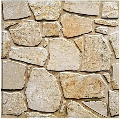 Produktbild von PolkaHome® 10 Stück 3D-Wandpaneele selbstklebend, Steinoptik, Wandverkleidung Aufkleber, 30x30 cm, PVC