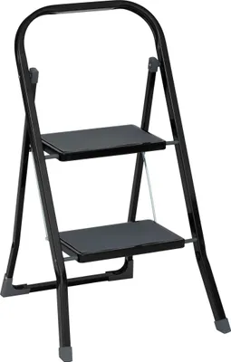 Zdjęcie produktu dla Drabina metalowa 2 stopniowa, 55 x 81 cm