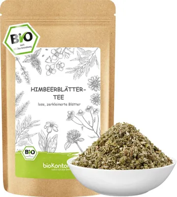 Produktbild von Himbeerblättertee 100 g | 100% - naturbelassen | Himbeerblätter getrocknet I bioKontor