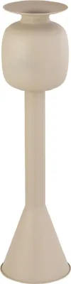 Productafbeelding van PTMD Bloempot Dainah - 24x24x100 cm - IJzer - Crème