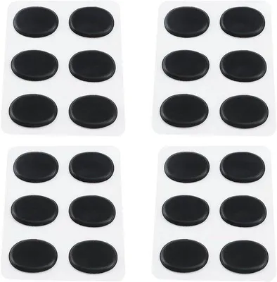 Produktbild von Silikonische Drumschalen - Gel Pads - Schallschutz - 3.3cm Länge - Schwarz