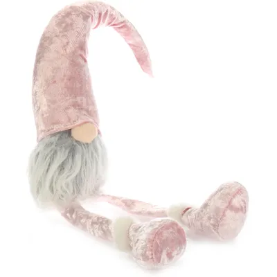 Produktbild von COM-FOUR® Premium Kantenhocker - große Wichtel in XXL für die Weihnachtsdeko, Handmade winterliche Figur als Dekoartikel für Fensterbank und Kamin - Sammlerfiguren
