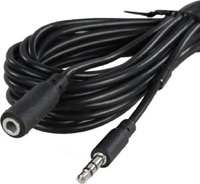 Immagine prodotto di Cavo di prolunga audio stereo 3,5 mm maschio - 3,5 mm femmina 5m