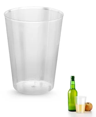 10er-Set wiederverwendbare Becher 500 ml, PP, BPA-frei, transparent