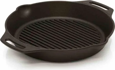 Zdjęcie produktu dla Żeliwna patelnia do grillowania Petromax gp30h z dwoma uchwytami