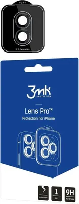 Obrázok produktu pre Ochranné sklo 3mk Lens Pro pre iPhone 17 - Čierna KP38186